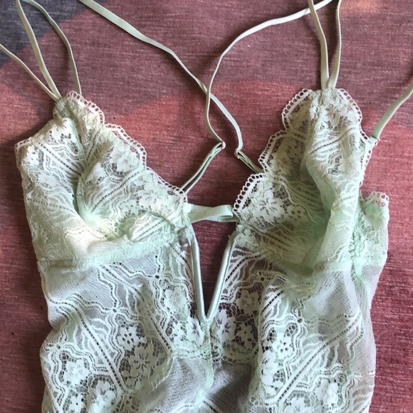 Savage & Fenty Deco Glass Lace Teddy - Picture 11 of 16